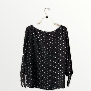 NWOT - Talbots - Long Sleeve with Tie Cuffs Blouse